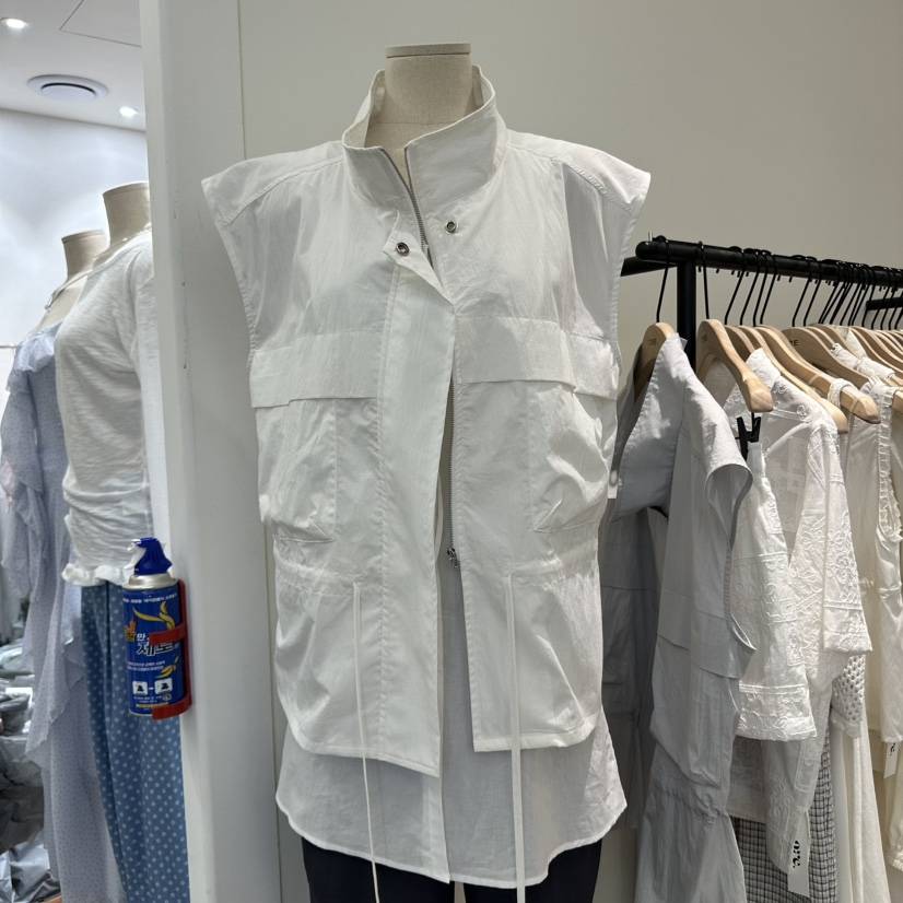 ORE-P直郵韓國代購㊣女裝新品熱賣人氣推薦時尚25春夏馬甲口袋ORE馬甲