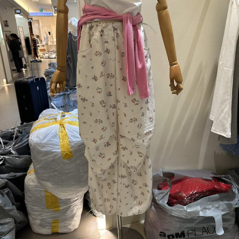 MOREMORE韓國㊣直郵東大門代購女裝新品時尚人氣休閑褲工裝褲more more休閑褲