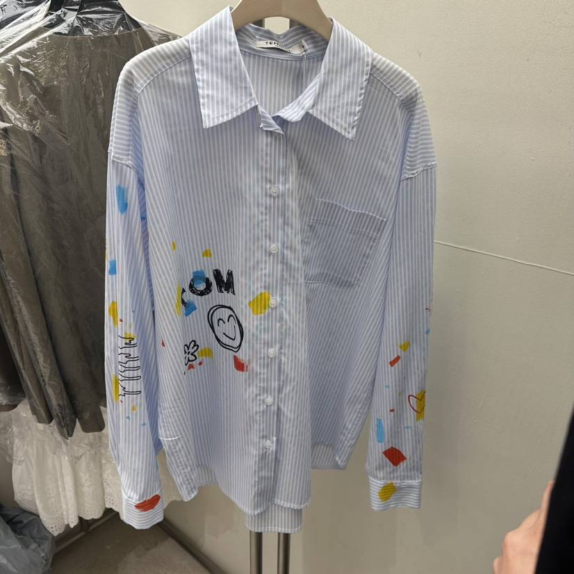 TOMGIRL韓國直郵㊣女裝新品推薦25春夏休閑熱賣時尚襯衫蕾絲衫TOMGIRL襯衫/蕾絲衫