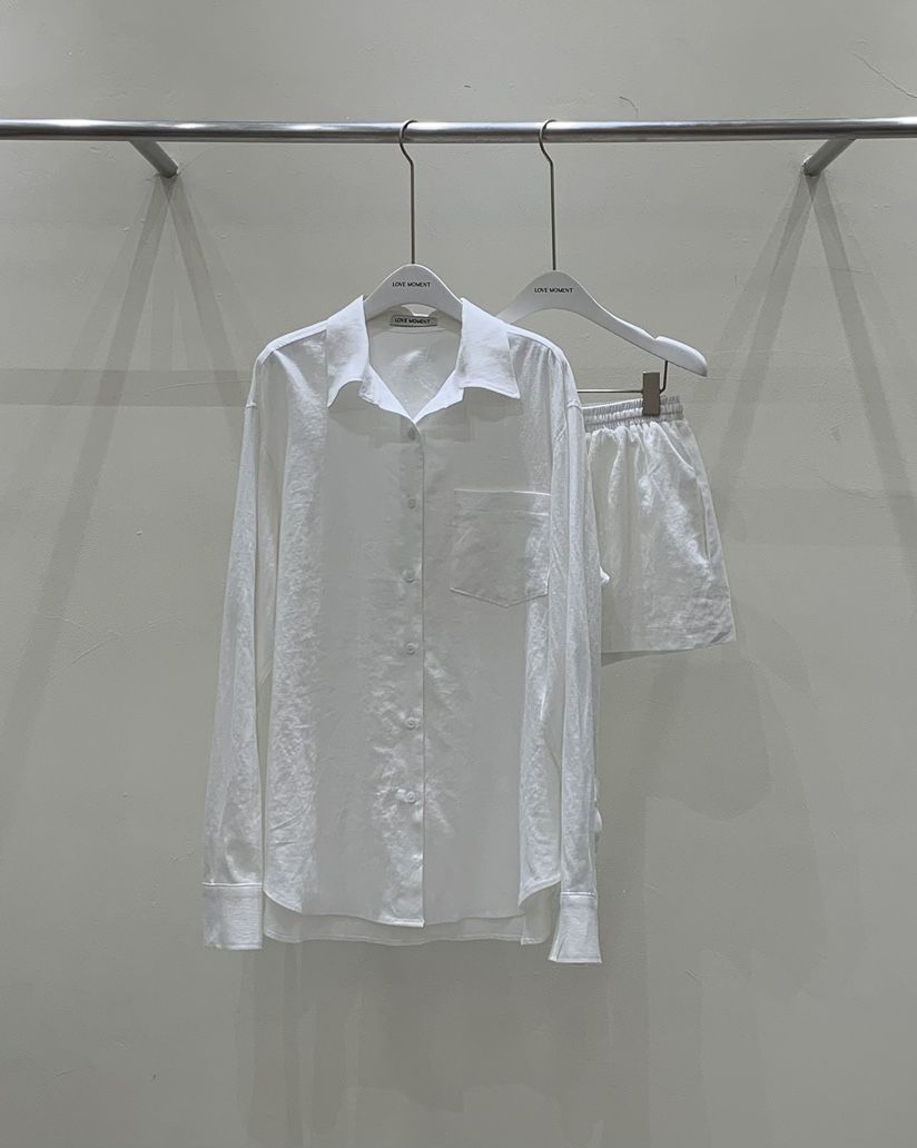 LOVE MOMENT韓國㊣直郵東大門代購女裝新品25春夏套裝套裝亞麻LOVE MOMENT套裝