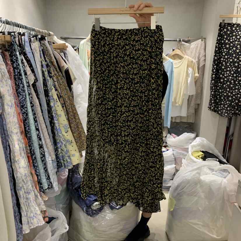 LOGROAD直郵韓國代購㊣女裝新品熱賣人氣時尚25春夏休閑長裙LOG ROAD長裙
