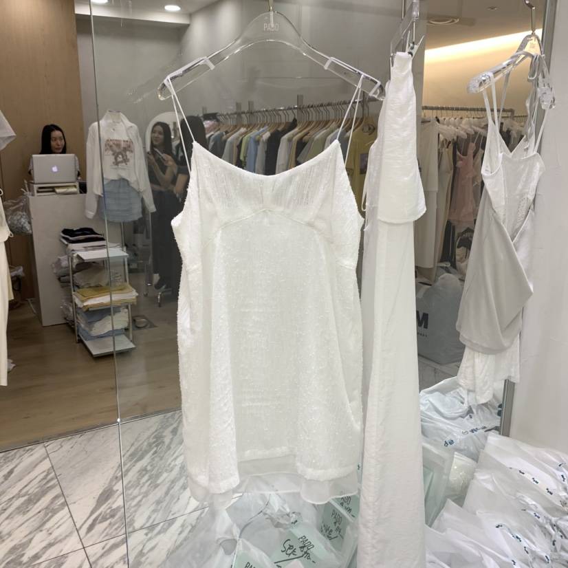 PADO韓國㊣直郵東大門代購女裝新款25春夏推薦人氣休閑連衣裙PADO連衣裙