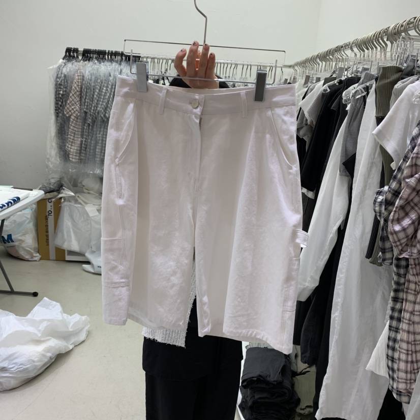 PADO韓國直郵㊣東大門實拍女裝新品推薦休閑25春夏短褲棉質PADO短褲
