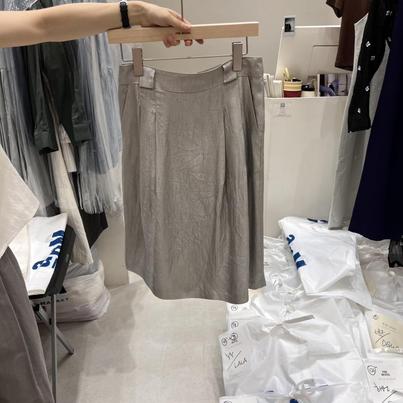 FRE韓國直郵㊣女裝新品人氣休閑熱賣時尚推薦25春夏半身裙中短裙FRE半身裙/中短裙