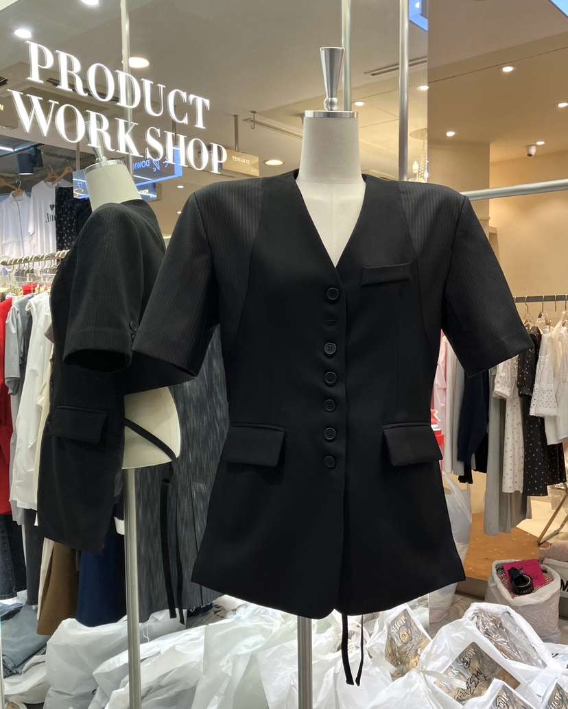 WORK SHOP韓國㊣直郵東大門代購女裝新品25春夏推薦時尚夾克Work_shop夾克