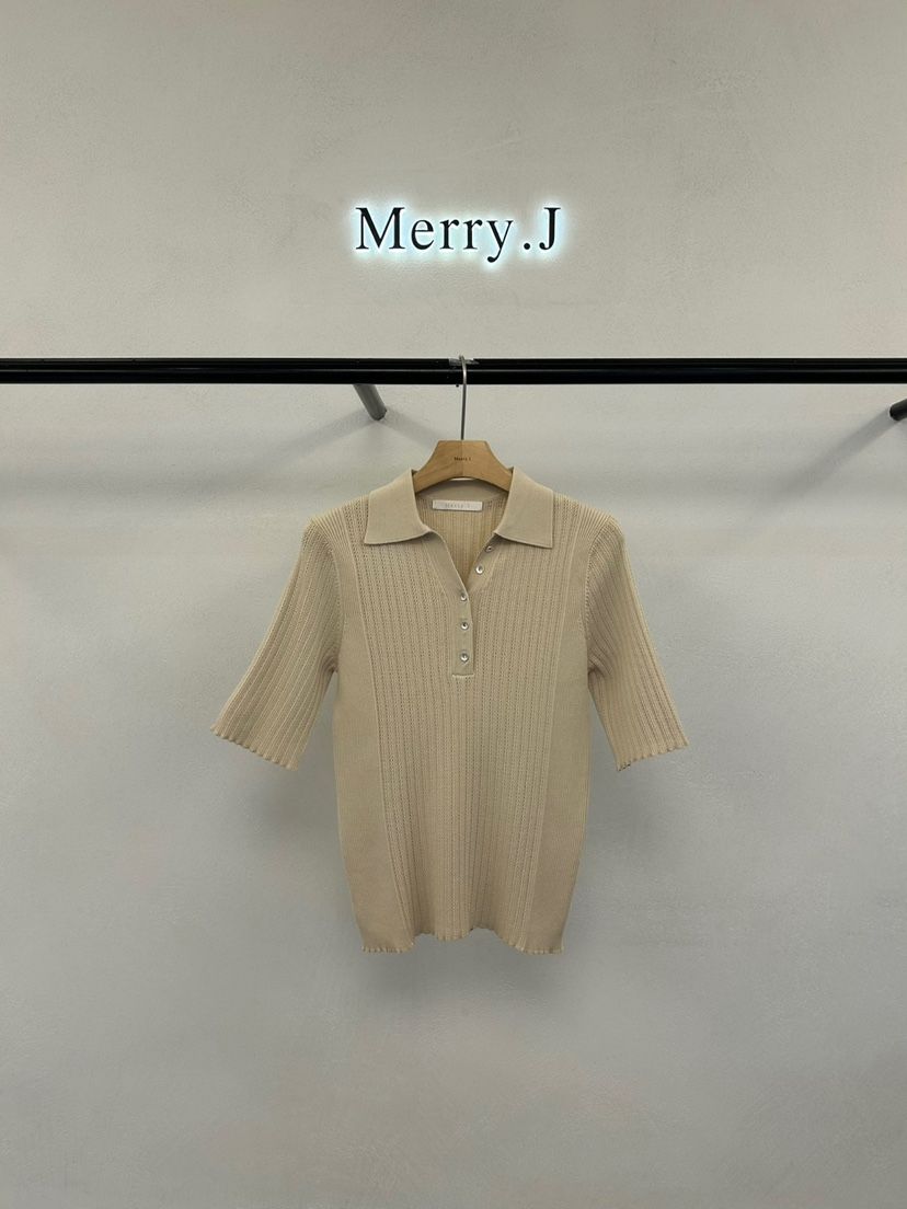 MERRY-J韓國直郵㊣東大門實拍女裝新款休閑人氣25春夏針織衫MERRY-J針織衫