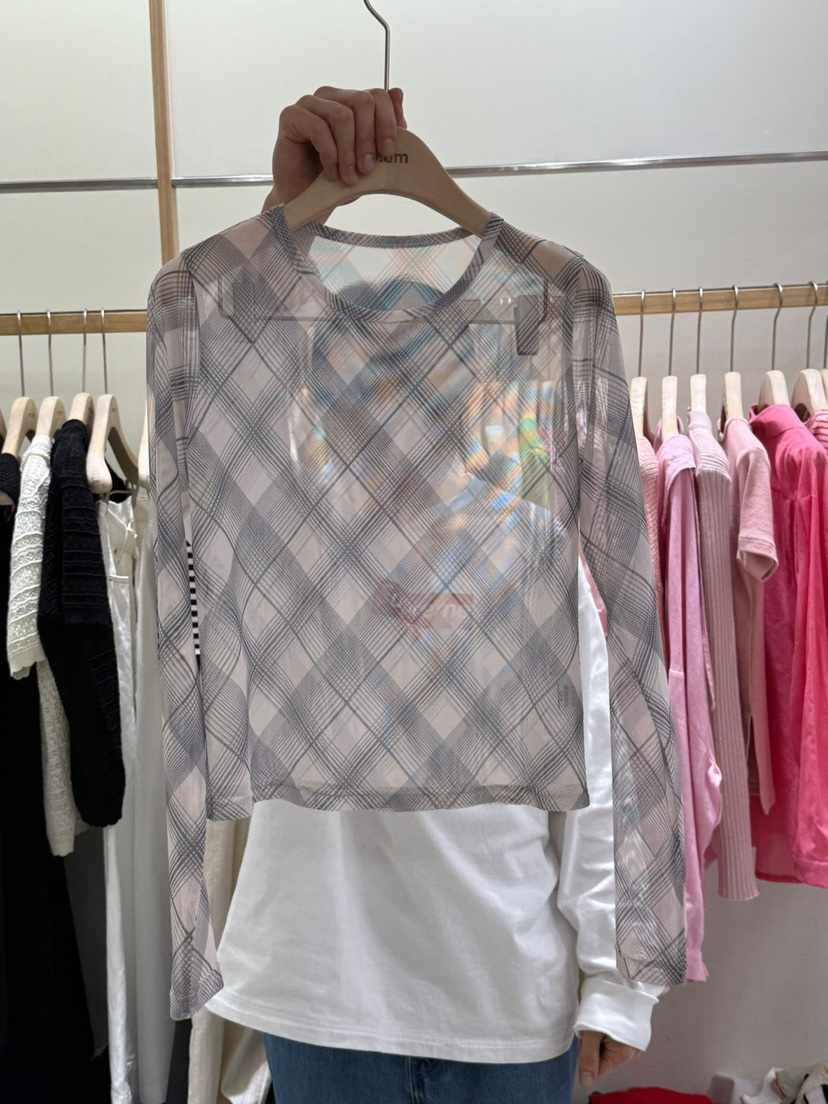 EUM直郵韓國代購㊣女裝新品推薦25春夏人氣休閑時尚長袖T恤EUM長袖T恤