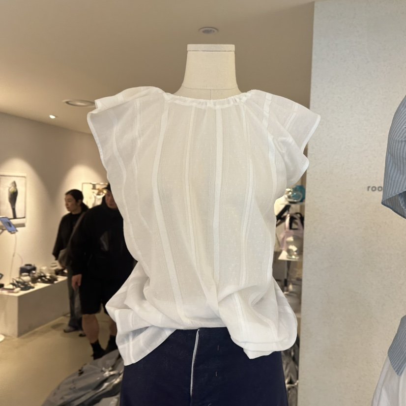 ROOM K-P韓國直郵㊣東大門實拍女裝新品熱賣25春夏襯衫蕾絲衫ROOM K襯衫/蕾絲衫