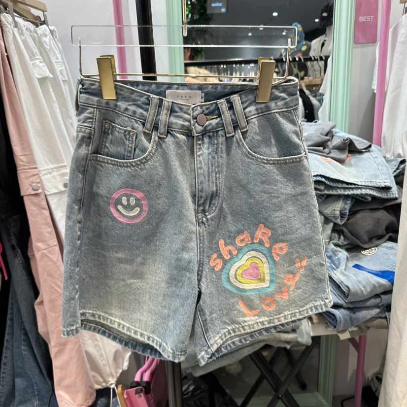 ANNA韓國直郵㊣東大門實拍女裝新款時尚推薦休閑25春夏短褲ANNA短褲