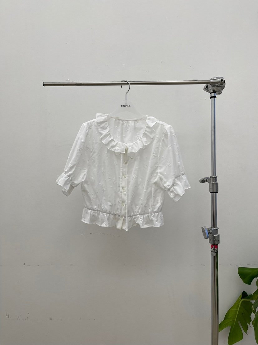 ATMOSPHERE韓國直郵㊣東大門實拍女裝新品熱賣推薦襯衫蕾絲衫ATMOSPHERE/BLING襯衫/蕾絲衫