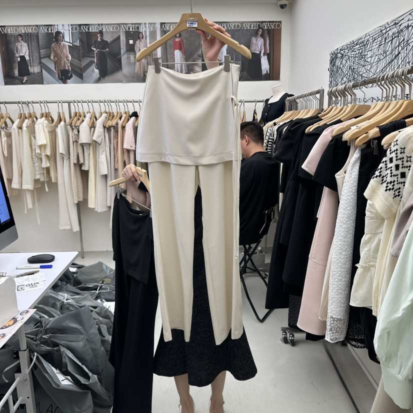 MER韓國㊣直郵東大門代購女裝新品休閑熱賣人氣推薦25春夏裙褲MER/ANGELO BIANCO裙褲