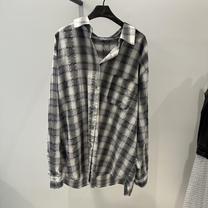 JANE BIRKIN韓國直郵㊣女裝新品人氣熱賣推薦襯衫蕾絲衫格紋JANE BIRKIN設計師品牌襯衫/蕾絲衫