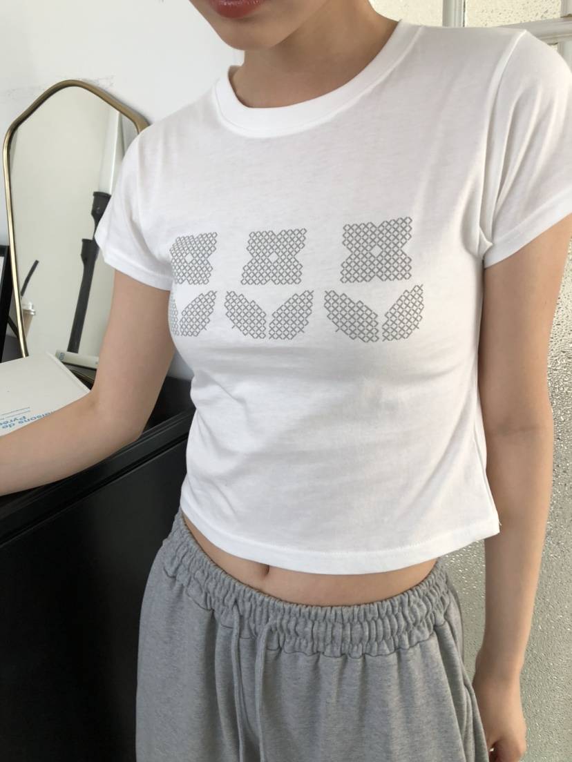 FLASH直郵韓國代購㊣女裝新品熱賣推薦25春夏休閑時尚人氣T恤FLASHT恤