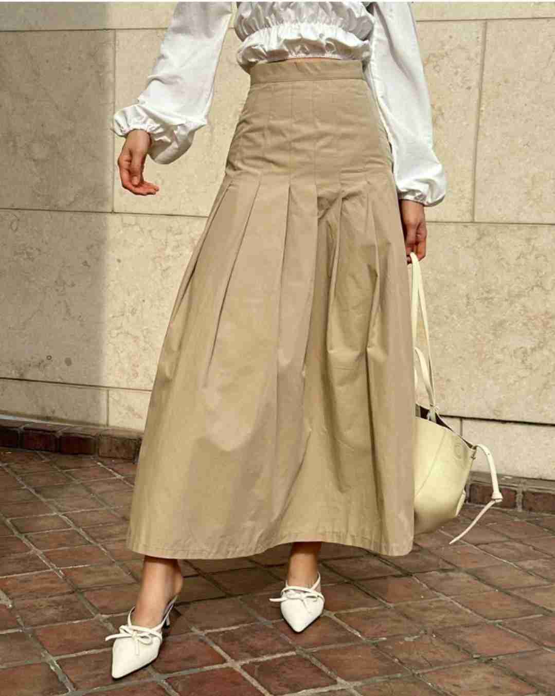 9nine直郵韓國代購㊣女裝新款人氣休閑時尚推薦熱賣長裙褶皺9nine長裙