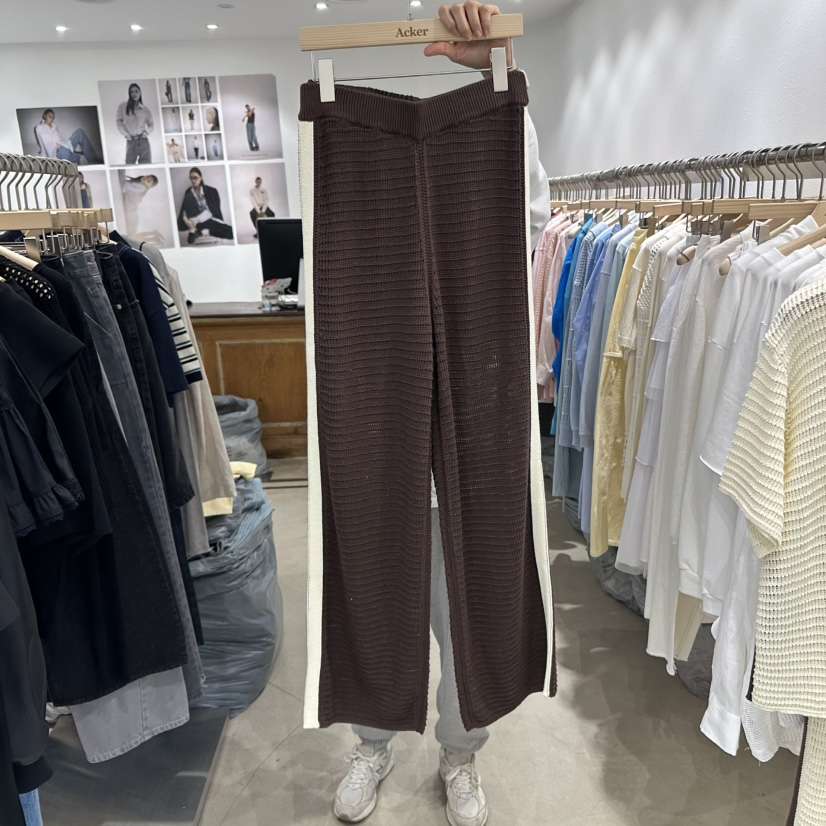 ACKER韓國㊣直郵東大門代購女裝新品休閑25春夏休閑褲緊身褲ACKER休閑褲