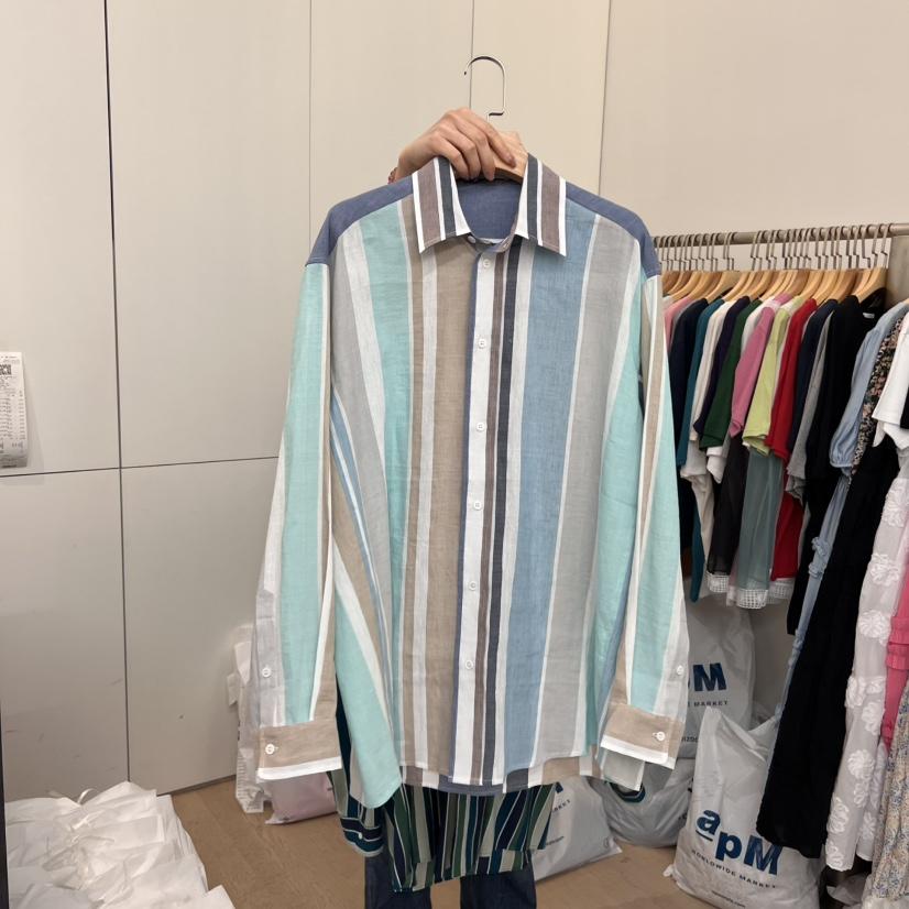 DOHWAJI直郵韓國代購㊣女裝新品熱賣25春夏時尚人氣襯衫蕾絲衫DOHWAJI襯衫/蕾絲衫