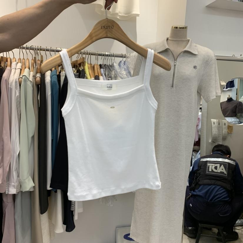 DUPLO韓國直郵㊣女裝新品時尚推薦25春夏休閑人氣熱賣吊帶背心DUPLO吊帶/背心