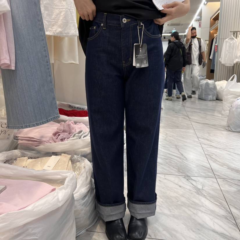RUMIRU/AWEAR韓國直郵㊣東大門實拍女裝新款25春夏熱賣牛仔褲awear/RUMIRU牛仔褲
