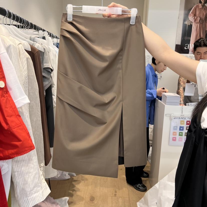 RUMIRU/AWEAR直郵韓國代購㊣女裝新款時尚25春夏半身裙中短裙awear/RUMIRU半身裙/中短裙