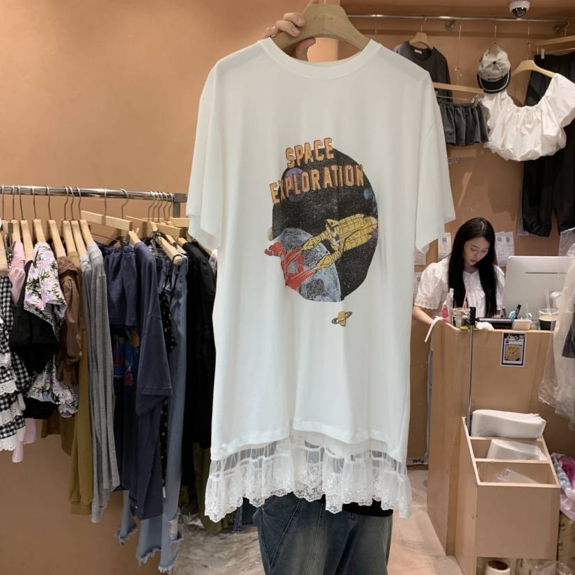 BY FLOW韓國直郵㊣女裝新款25春夏休閑人氣熱賣時尚推薦T恤BY FLOWT恤