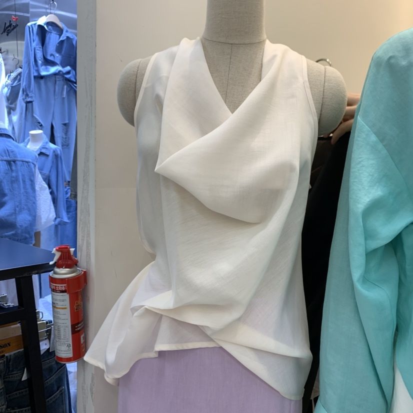 DUPLO韓國直郵㊣女裝新款推薦休閑人氣時尚25春夏熱賣吊帶背心DUPLO吊帶/背心