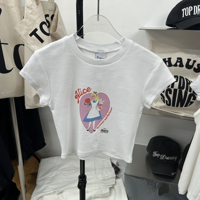 TOPDRESSING韓國直郵㊣東大門實拍女裝新品休閑人氣推薦T恤TOPDRESSINGT恤
