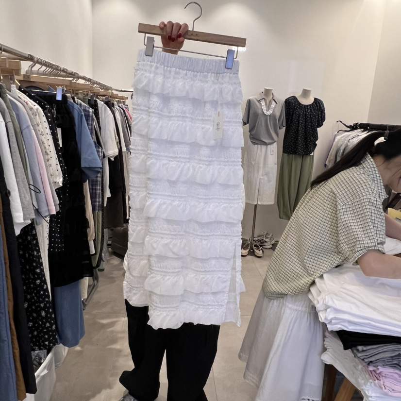 TAN&amp;COMO韓國㊣直郵東大門代購女裝新品時尚25春夏長裙tan-COMO長裙