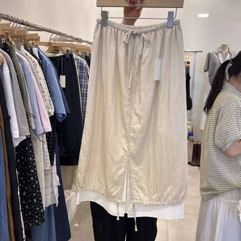 TAN&amp;COMO韓國㊣直郵東大門代購女裝新品熱賣25春夏長裙tan-COMO長裙