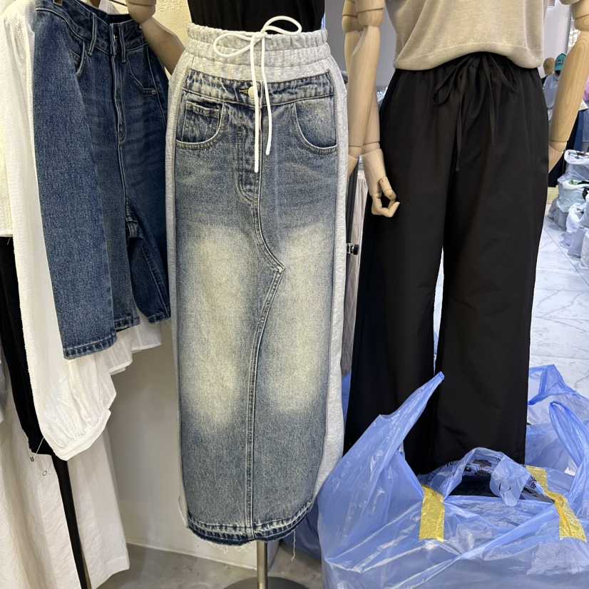 LCOMMA直郵韓國代購㊣女裝新品推薦休閑熱賣時尚25春夏長裙LCOMMA長裙