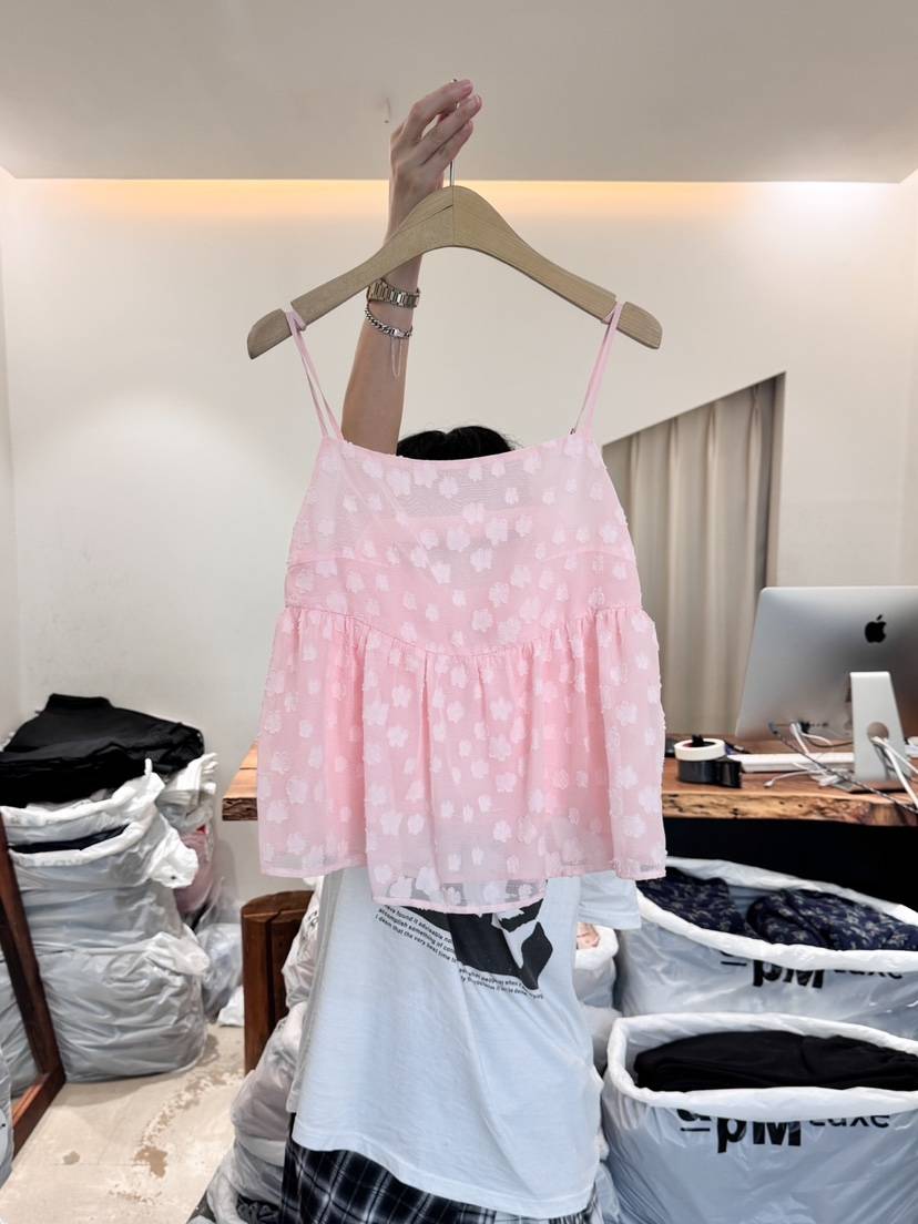 FRIC韓國直郵㊣東大門實拍女裝新品推薦時尚休閑人氣吊帶背心FRIC吊帶/背心