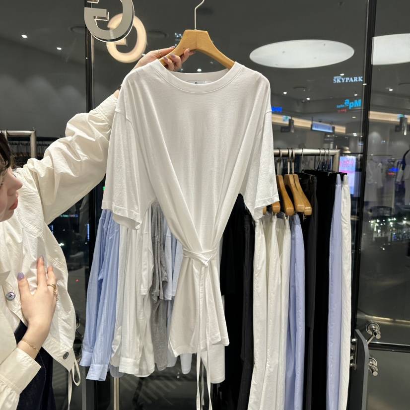 TREND SELLER/G韓國直郵㊣東大門實拍女裝新款時尚休閑T恤G/TREND SELLERT恤