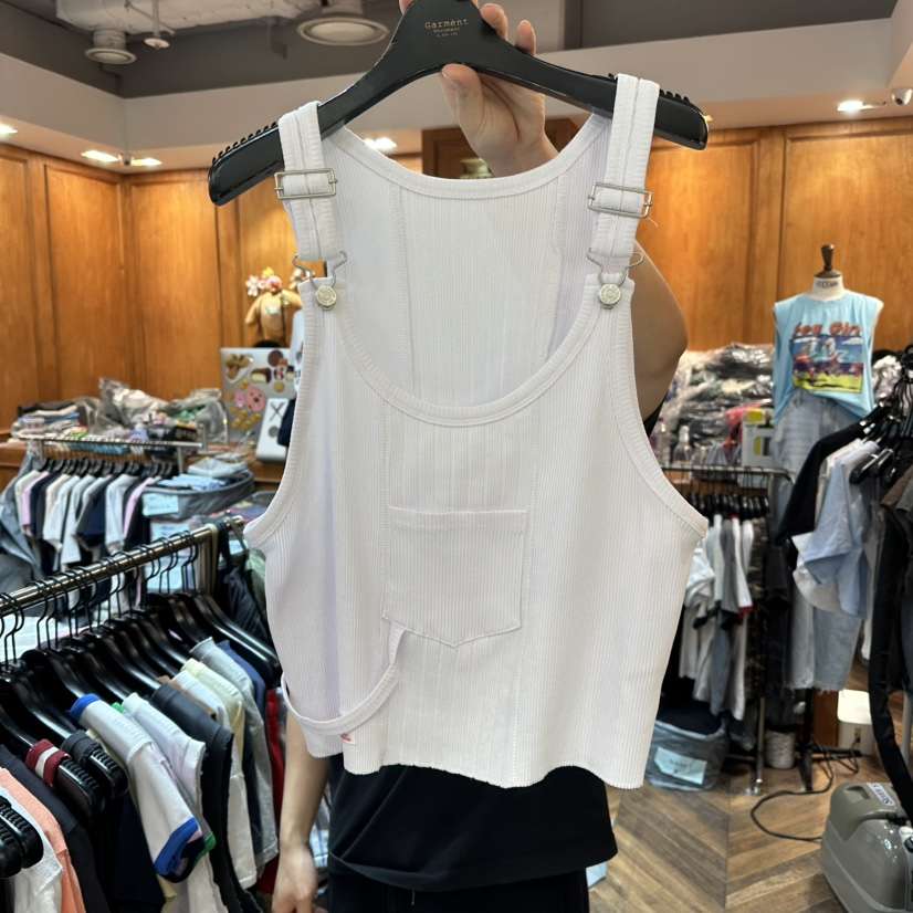 GARMENT-P韓國直郵㊣女裝新品人氣推薦25春夏休閑吊帶背心GARMENT吊帶/背心