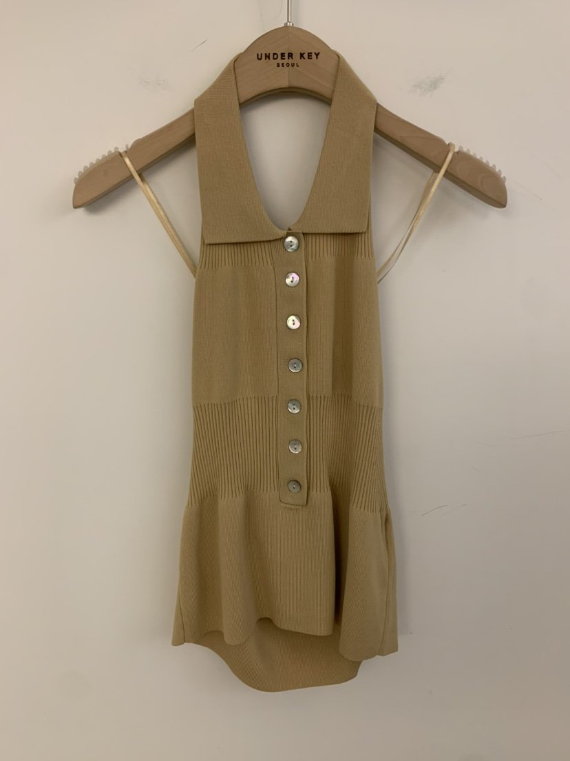UNDER KEY韓國直郵㊣女裝新品推薦休閑時尚25春夏吊帶背心UNDER KEY吊帶/背心