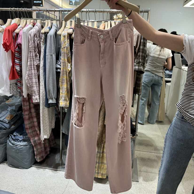 SUNDER MARKET韓國直郵㊣東大門實拍女裝新款休閑25春夏休閑褲SUNDER MARKET休閑褲