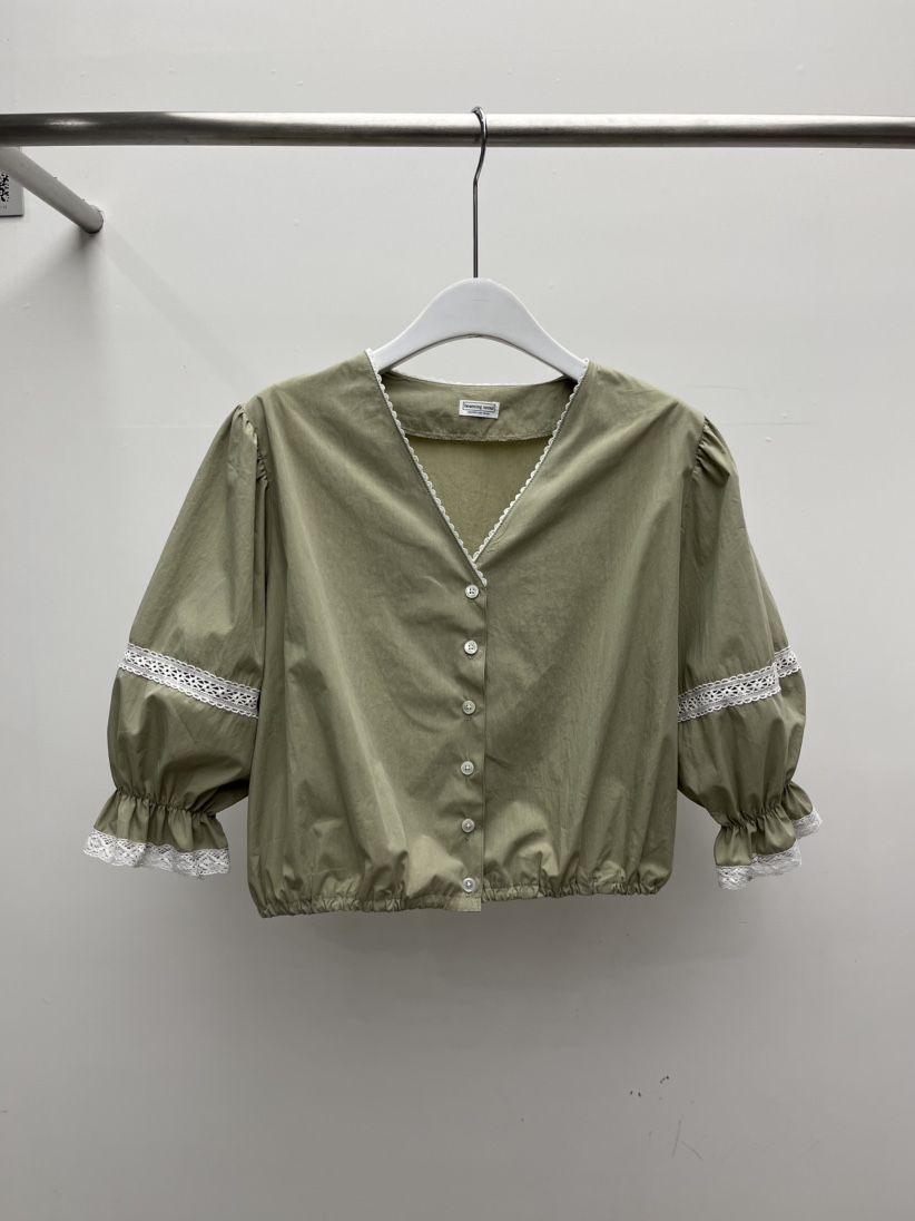 BEAMING SEOUL直郵韓國代購㊣女裝新品人氣熱賣襯衫蕾絲衫BEAMING SEOUL襯衫/蕾絲衫