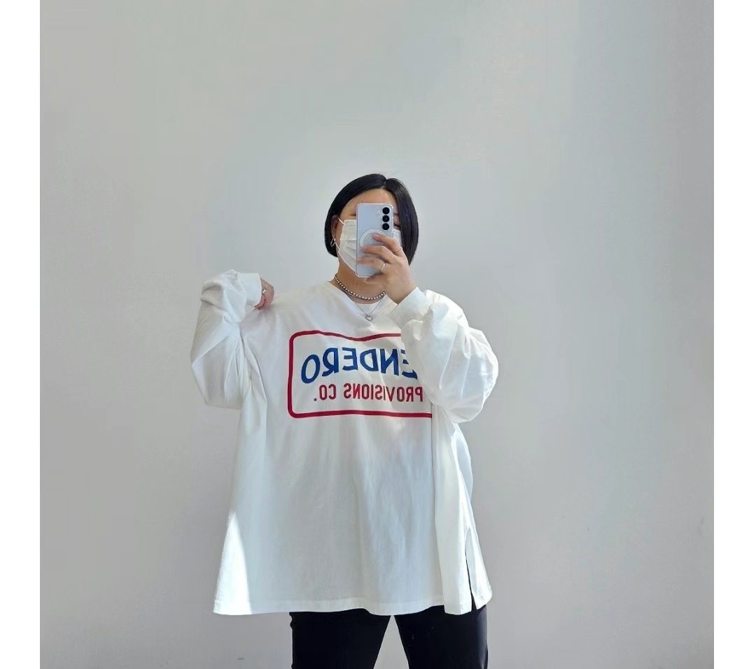 REALBLACK直郵韓國代購㊣女裝新款休閑時尚25春夏推薦長袖T恤REALBLACK長袖T恤