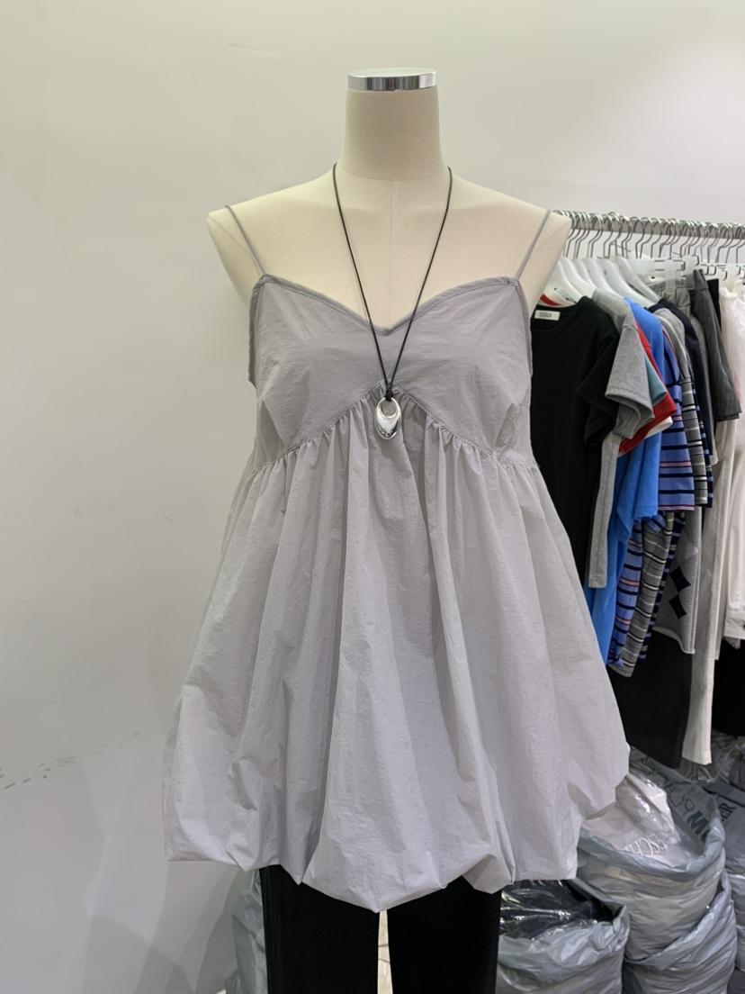 ESCHER韓國㊣直郵東大門代購女裝新品熱賣推薦休閑吊帶背心ESCHER吊帶/背心