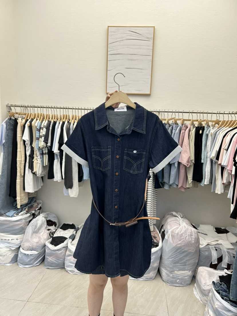 MILK TEA韓國直郵㊣東大門實拍女裝新品熱賣休閑25春夏連衣裙RE:FRESH連衣裙