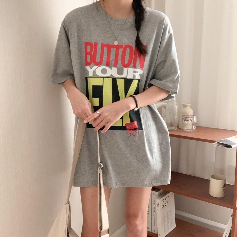HELLO JINI韓國直郵㊣東大門實拍女裝新款時尚人氣休閑T恤HELLO JINIT恤