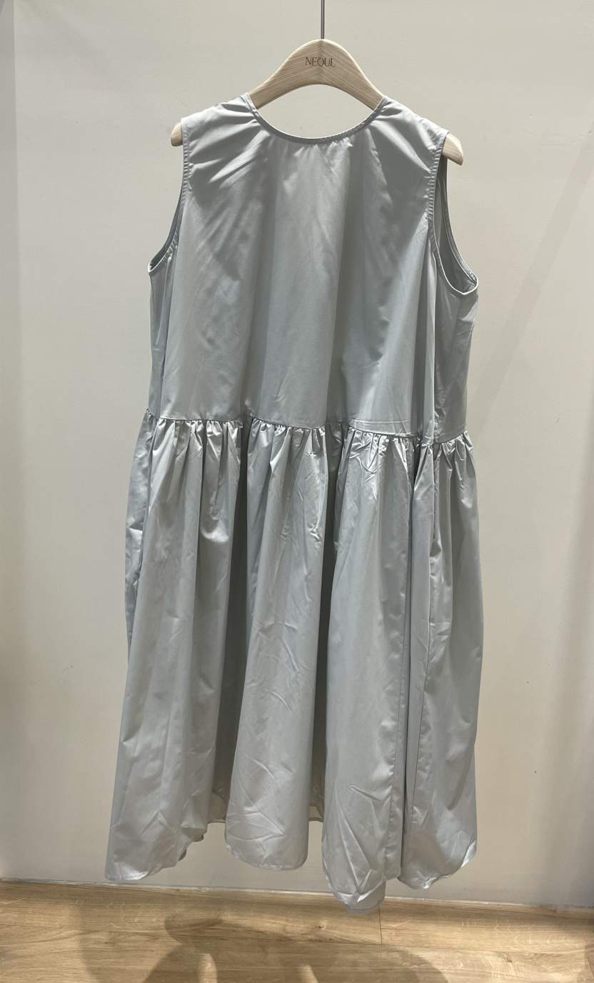 NEOUL韓國直郵㊣女裝新品25春夏熱賣休閑時尚推薦人氣連衣裙NEOUL/ahin雙領標簽連衣裙