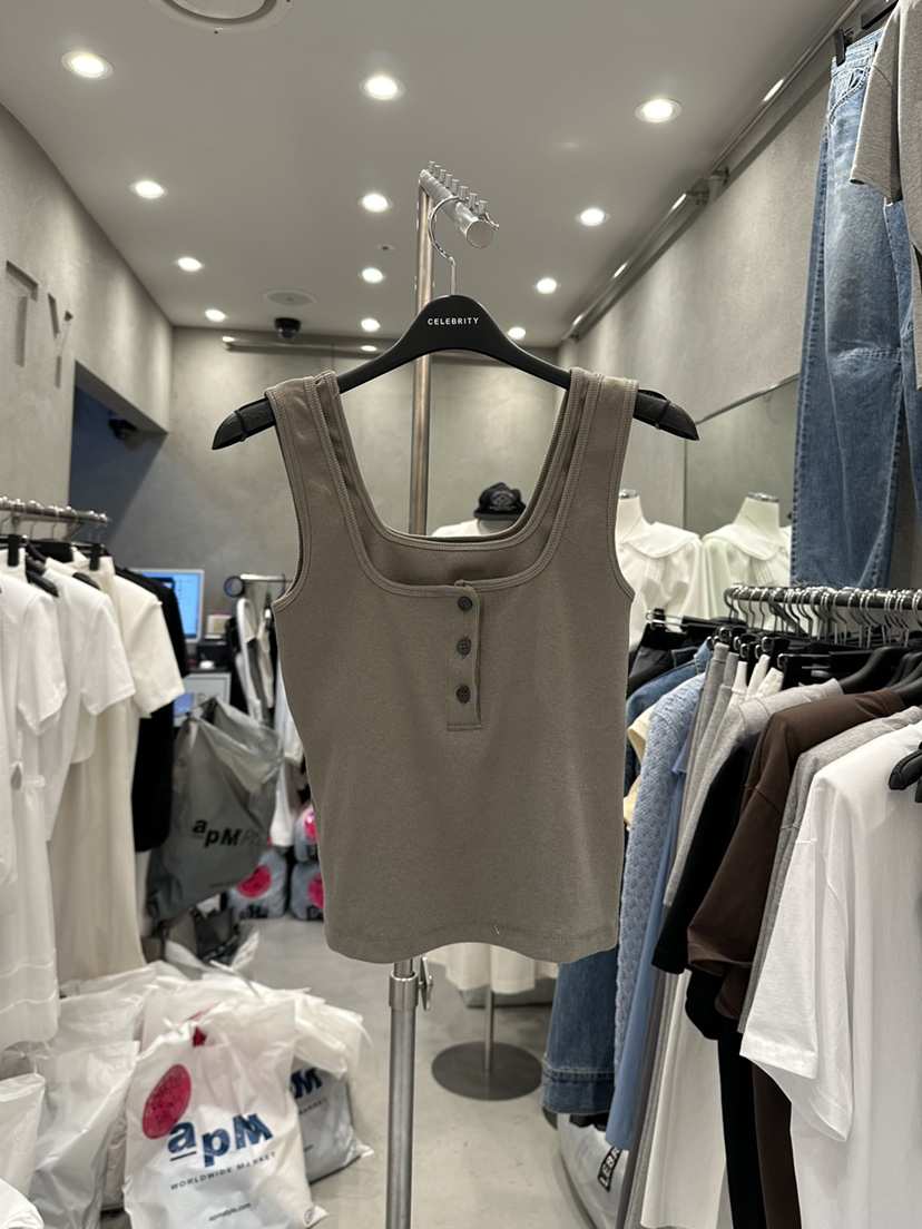 CELEBRITY-A直郵韓國代購㊣女裝新品推薦熱賣吊帶背心雙面CELEBRITY-A吊帶/背心