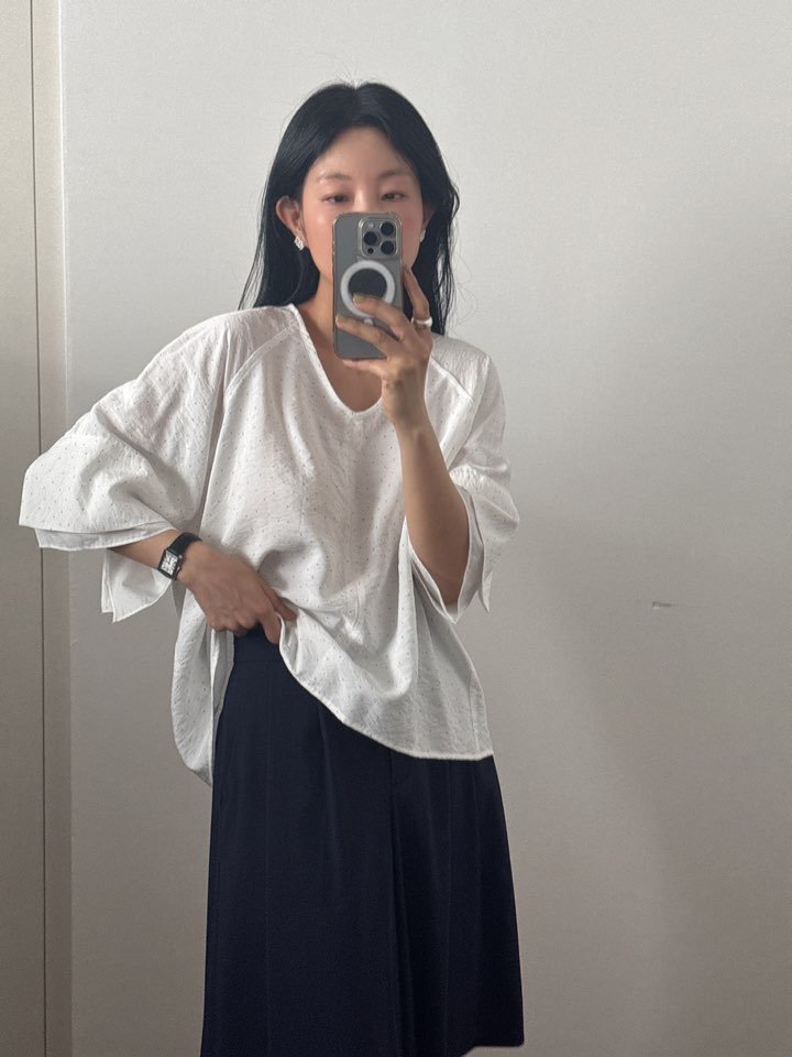 MILUI直郵韓國代購㊣女裝新品休閑時尚25春夏推薦襯衫蕾絲衫MILUI襯衫/蕾絲衫