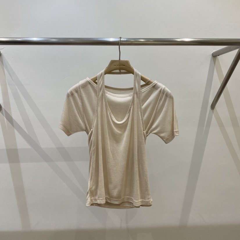 SILVER直郵韓國代購㊣女裝新款熱賣25春夏時尚休閑套裝透明SILVER套裝