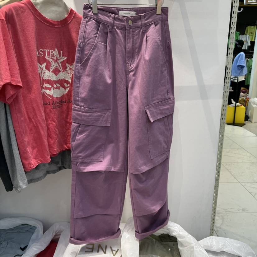 WASHBLUE韓國直郵㊣東大門實拍女裝新款時尚25春夏人氣休閑褲WASHBLUE休閑褲