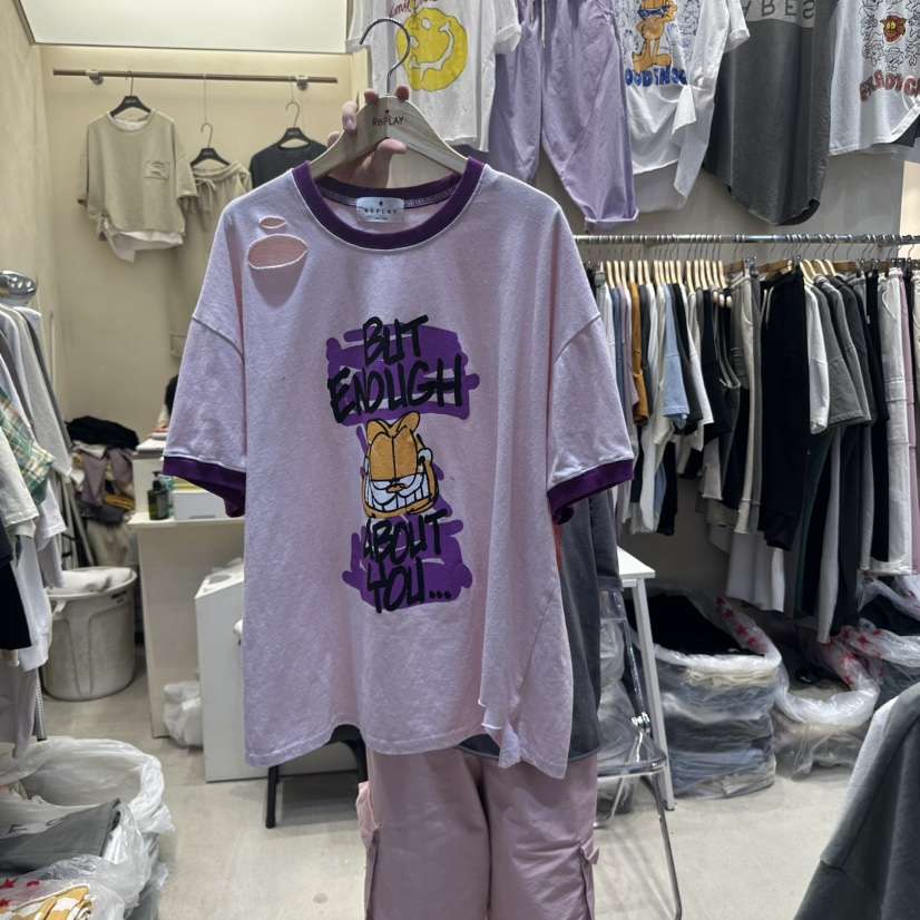 REPLAY韓國直郵㊣東大門實拍女裝新品25春夏推薦熱賣人氣T恤REPLAYT恤