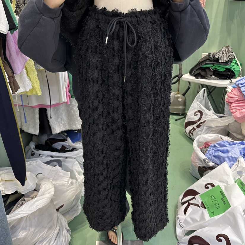 ROMANTIC NEWYORK韓國㊣直郵東大門代購女裝新品人氣休閑褲流蘇ROMANTIC NEWYORK休閑褲