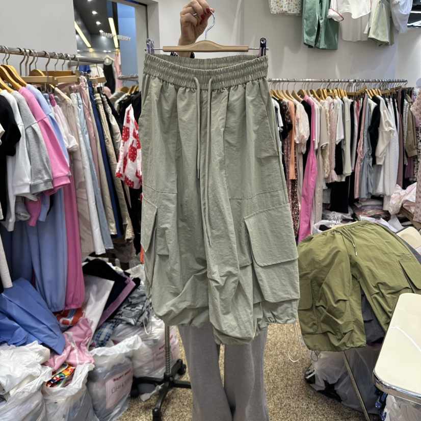 HAPPYBERRY韓國直郵㊣女裝新品時尚人氣25春夏熱賣短褲口袋HAPPYBERRY短褲