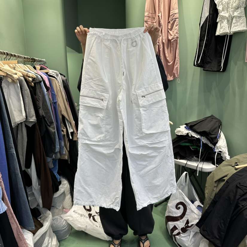 ROMANTIC NEWYORK韓國㊣直郵東大門代購女裝新品25春夏休閑褲工裝褲ROMANTIC NEWYORK休閑褲