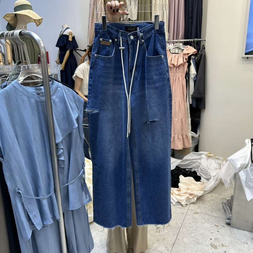 MARIGOLD直郵韓國代購㊣女裝新品人氣25春夏熱賣休閑牛仔褲MARIGOLD牛仔褲