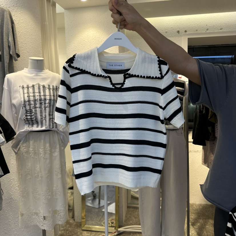 THE OTHER韓國直郵㊣東大門實拍女裝新品推薦休閑時尚針織衫THE OTHER針織衫